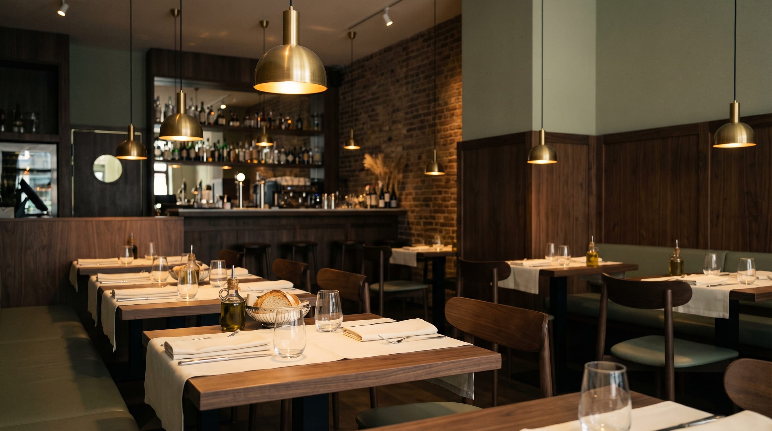 Restaurant na de schoonmaak door AQWA